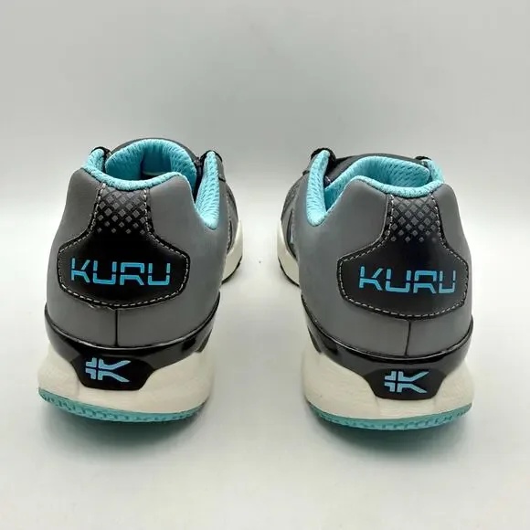 Kuru Womens Quantum Walking Sneakers US 5.5 WIDE White Blue Athletic NIB - Picture 9 of 12